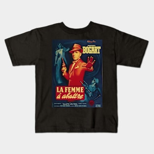 Humphrey Bogart - French Poster for "The Enforcer" (1951) Kids T-Shirt